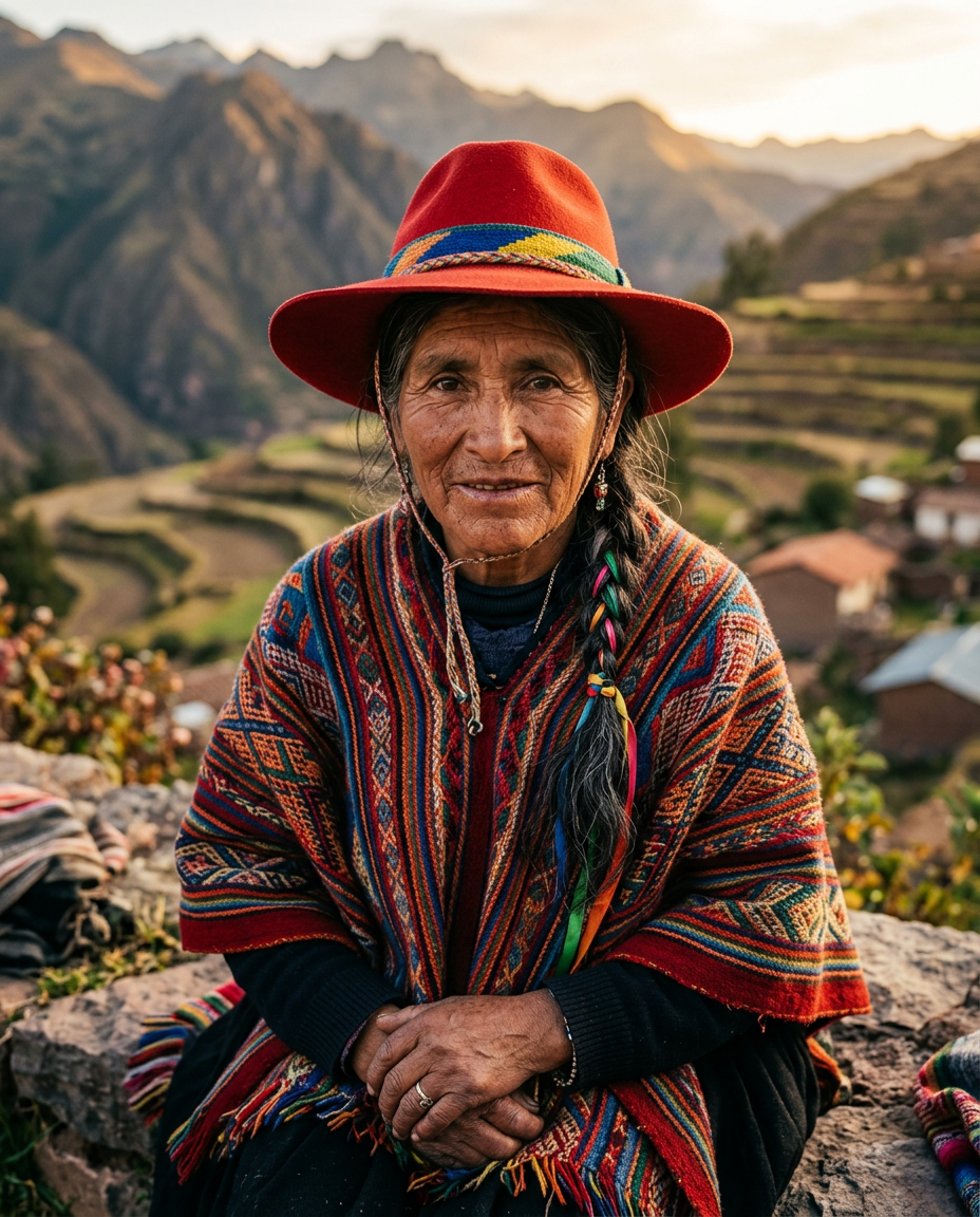 Quechua weaver